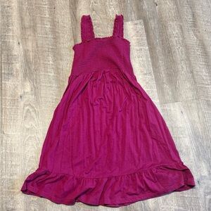 Motherhood Fuchsia Dress
